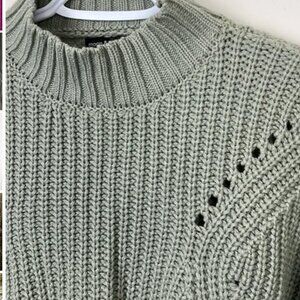 Moon and Madison , sage green sweater, size small
